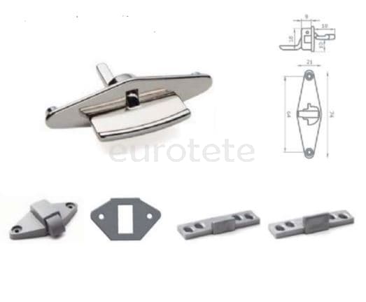 Door-8-cm-chrome-wardrobe-caravan-motorhome