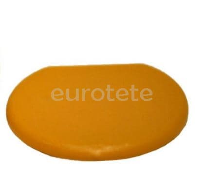 Brown round top of the support fixed wood furniture camperization