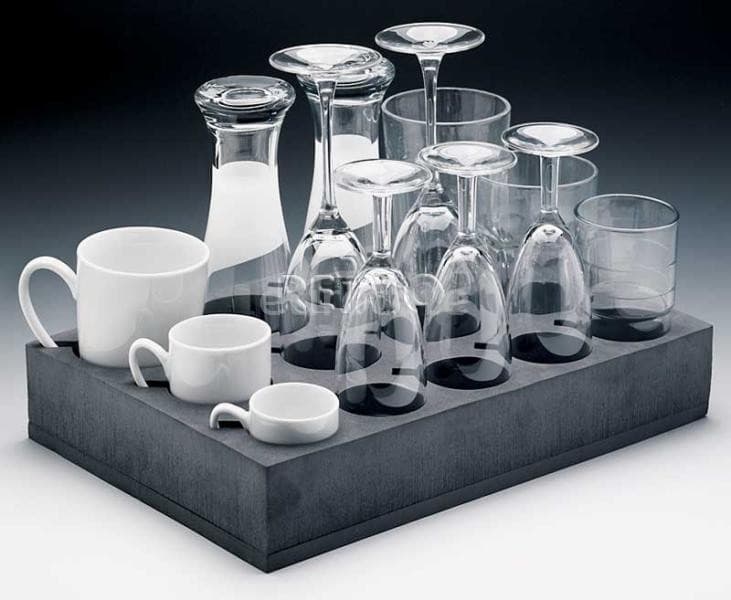 Support cup or glass foam 25 x 24 cm in kitchen cupboard  - 91579 - Eurotete