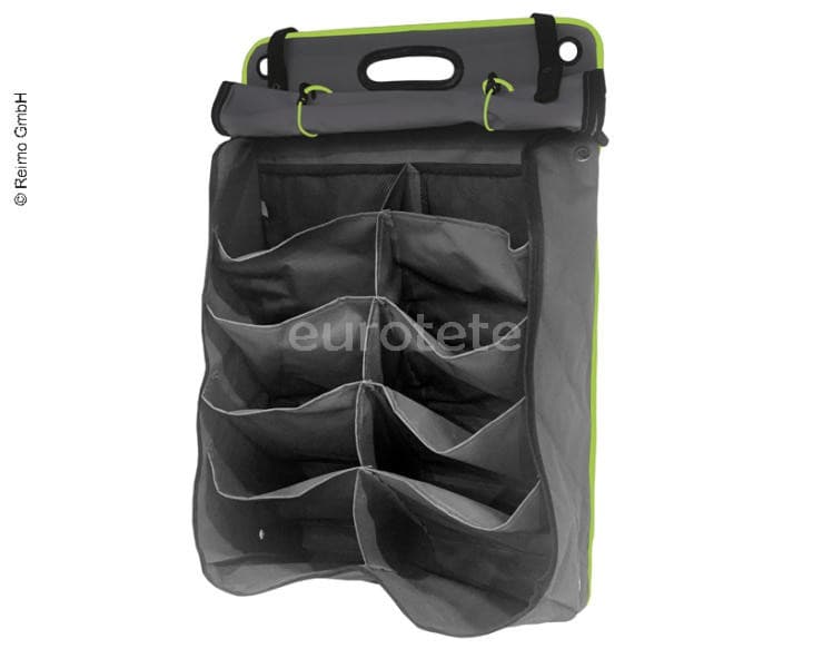 Organizer 86 x 48 cm Camp4 shoe rack black and lime green  - 919255 - Eurotete