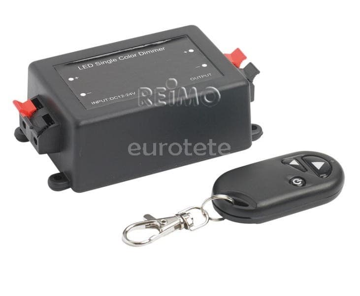 12 Volt dimmer with remote control for single-colour or dimmable LED lights  - 9134317 - Eurotete