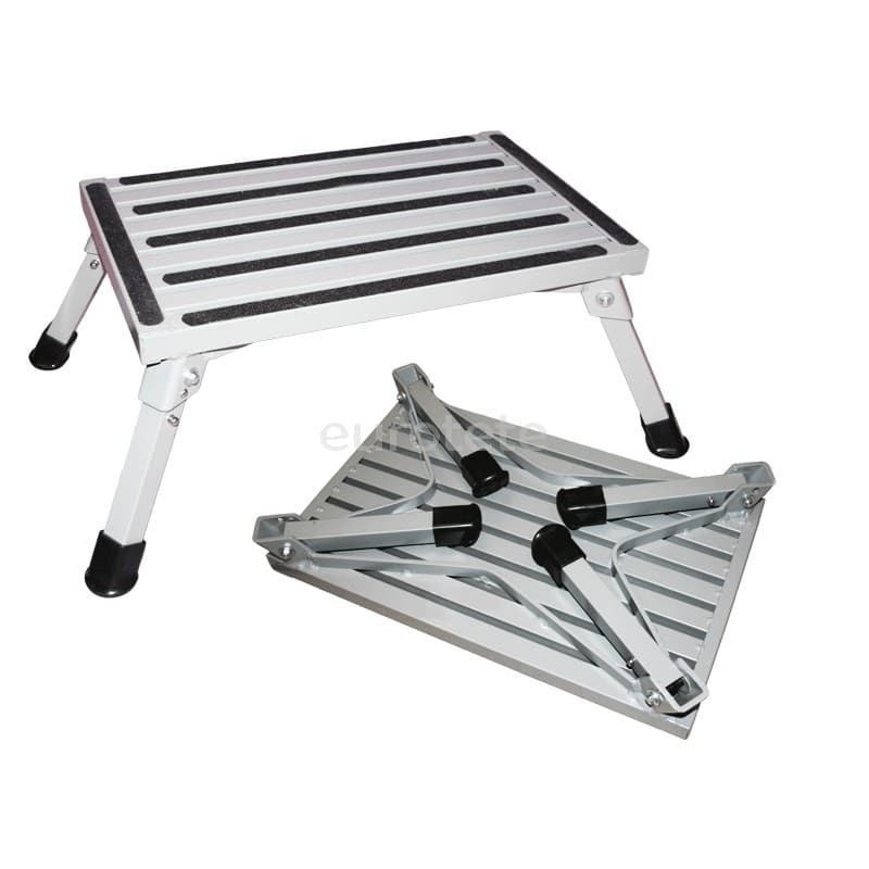 Step 48 x 37 folding stool aluminum for motorhome or caravan  - 91184 - Eurotete