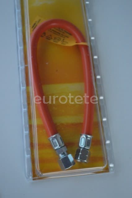 Gas hose 40 cm left hand thread and 8 mm tube connection  - 920122 - Eurotete