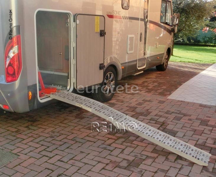 Rampa plegable de carga para moto. Largo 227 cm.  Autocaravana.  - 46396 - Eurotete