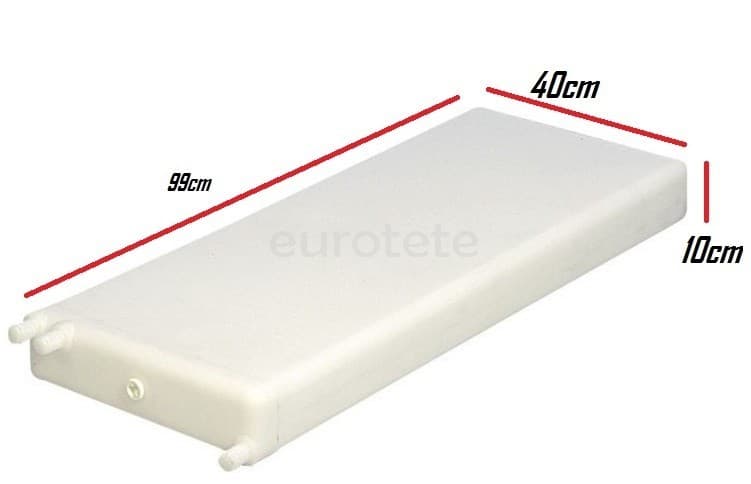 Slimline tank 40 litres for waste water or gray camper motorhome.  - 99x40x10 - Eurotete