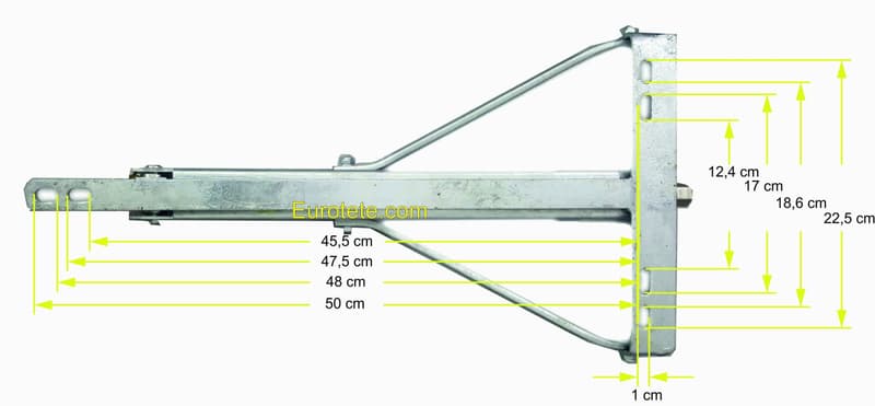 Winterhoff stabiliser legs Corner Steady ADS 460.  - 972120006 - Eurotete