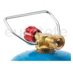 Adjustment for bottle blue handle gas valve