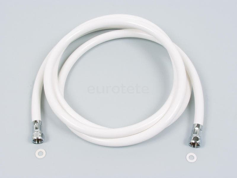 White shower hose 2 metres  - 63132 - Eurotete