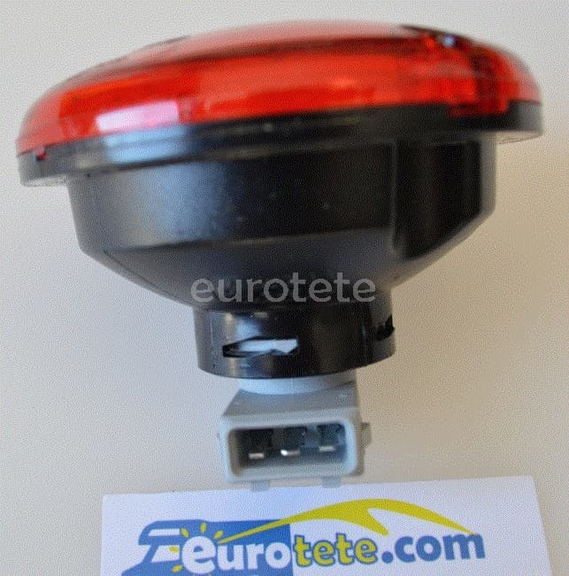 Red round pilot 3-pin brake and rear position  - 46952 - Eurotete