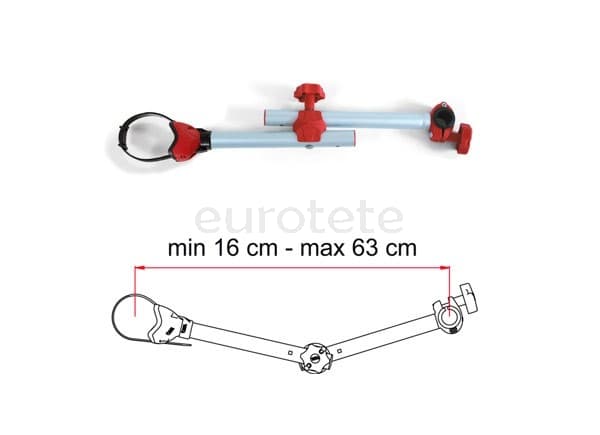Bike Block Pro D2 Fiamma brazo articulado 04133F01 portabicis  autocaravana  - 441512 - Eurotete