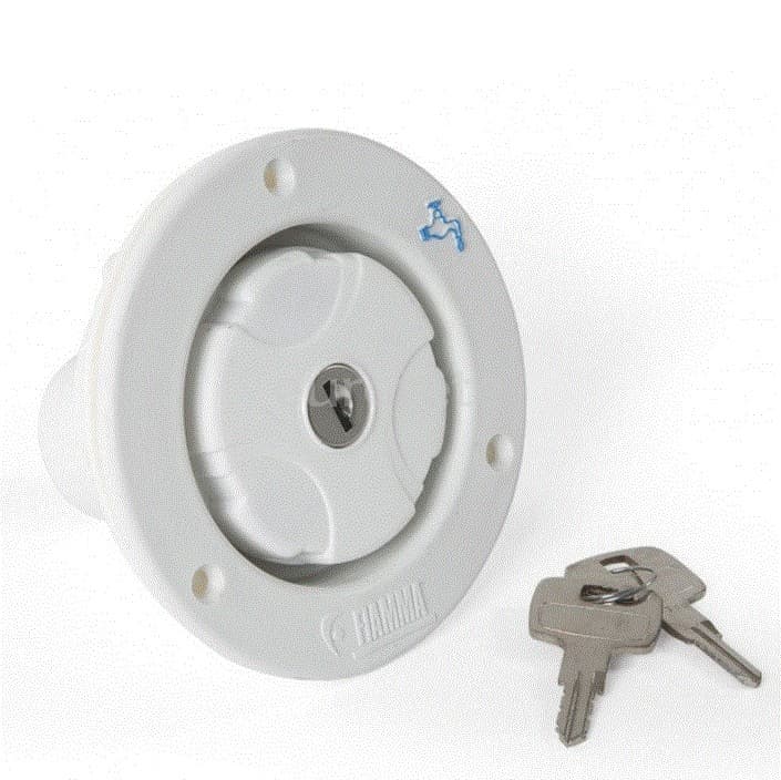 Bocana white water Fiamma with cap and 2 keys camper motorhome caravan 1