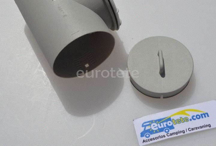 Truma gray cap for diffuser tube heating 65 cm  - 909949 - Eurotete