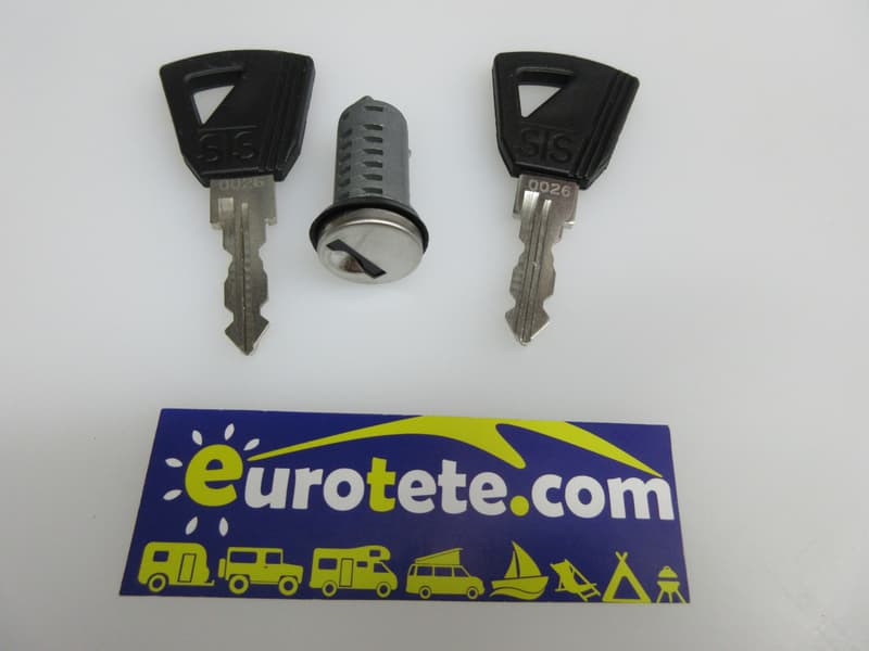 Europe cylinder series and 2 keys for motorhome door