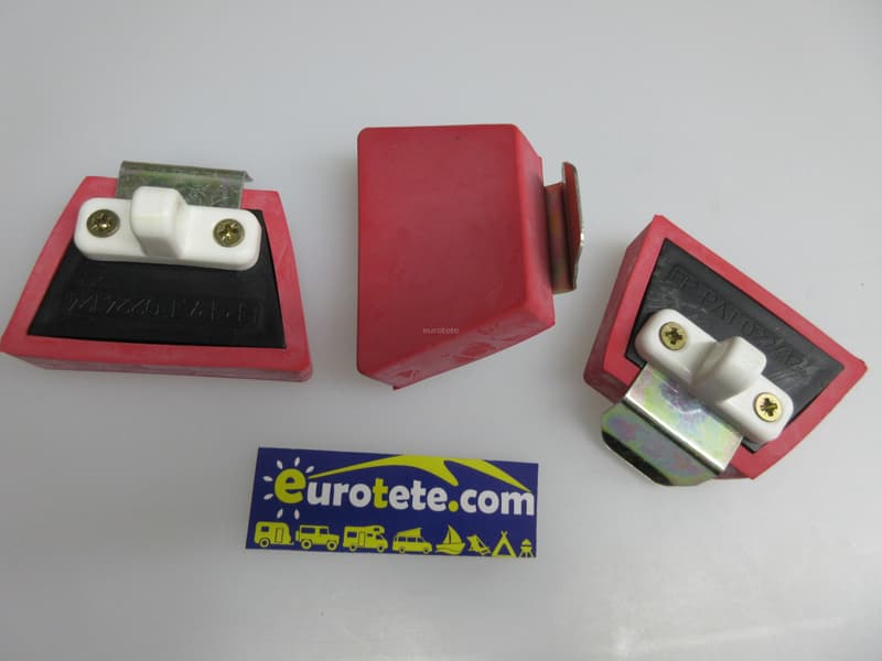 Piece for fastening stick stick forward awning caravan camping