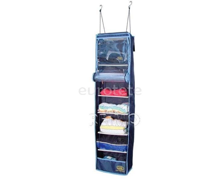 Organizer 130 x 32 cm for wardrobe caravan or campervan clothes  - 919248 - Eurotete