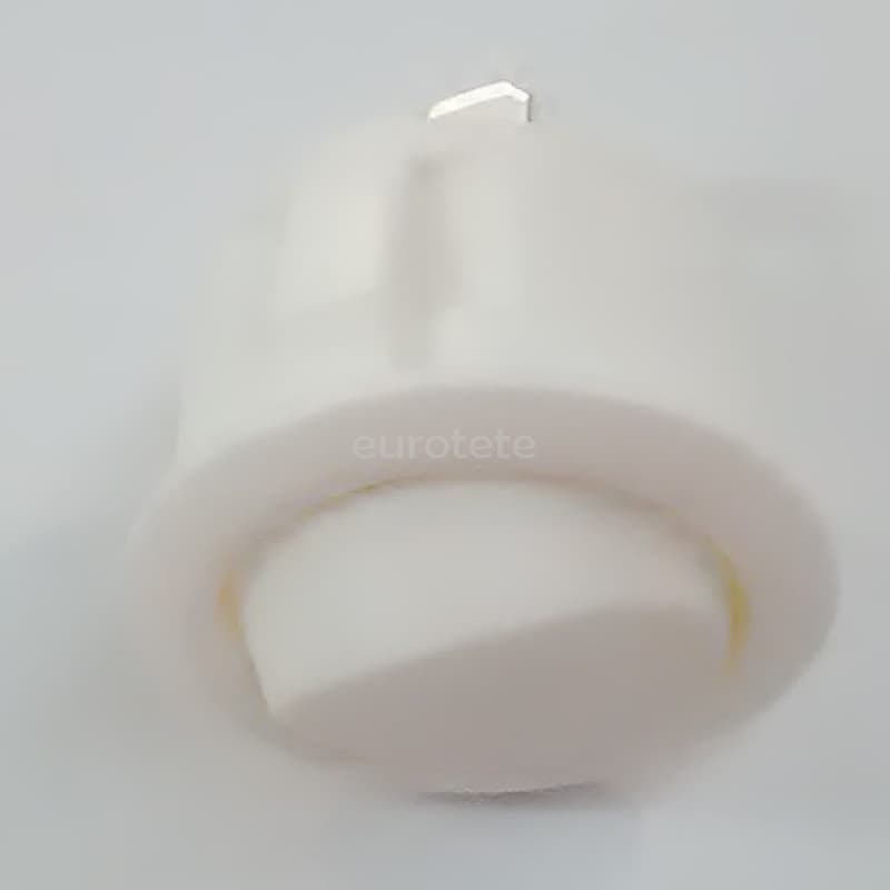 White circular switch 12 volts 10 amps