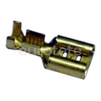 Terminal faston female connector 6.3 mm
