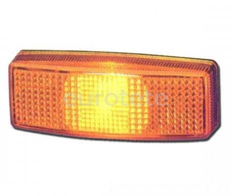 Orange rectangular Hella side marker lamp  - 5935439 - Eurotete