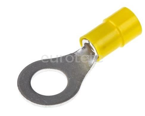 Faston terminal A10 - 6 pre-isolated round units  - A10-6 - Eurotete