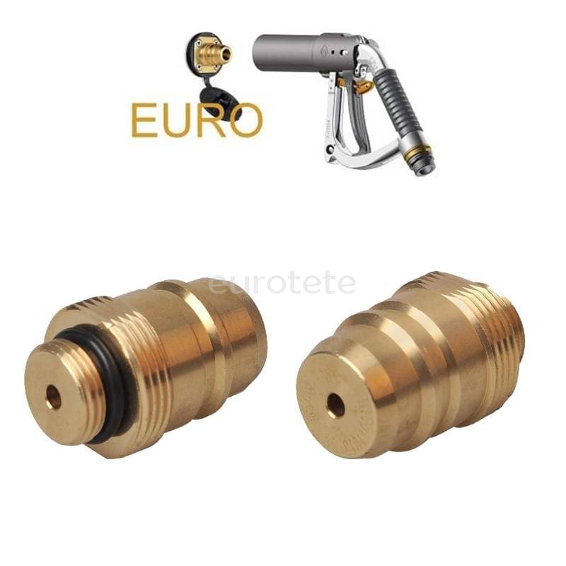 Euroconnector LPG adapter Europe external gas gas outlet for rechargeable bottle