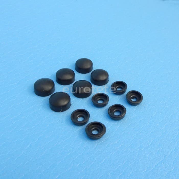 Dometic black covers dometic 407144880 screws kit 6 units for motorhome or caravan  - 407144880 - Eurotete
