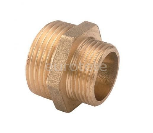 Machon 1/2 male thread to 3/8 male thread reduction for hose and connections