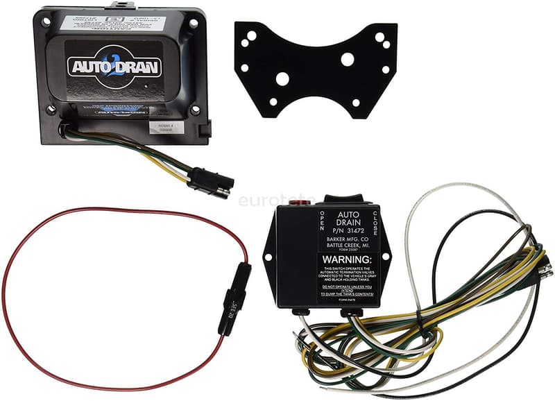 Electric valve for gray water for automatic drainage Auto Dran of the motorhome  - 65242 - Eurotete