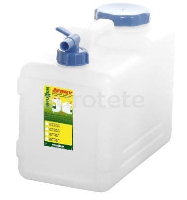 Bidon water 15 liters 36 x 20 x 30 jug water Jerry Pro with screw cap and cap on / off