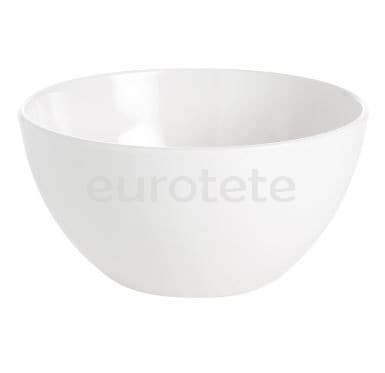 Bowl melamine Gimex white bowl for cereals or soup for motorhome or nautical