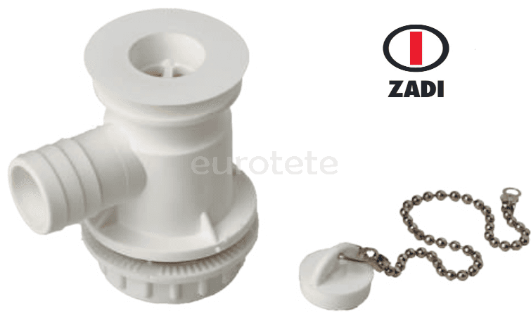 Drain with siphon tube 25 mm motorhome washbasin caravan camper 1